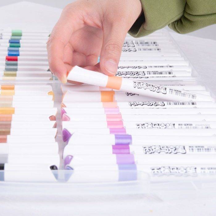 Truecolor Mk3116 Hand-Painted Acrylic Marker PenPp Box - Truecolor