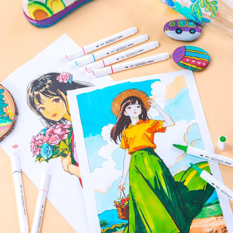 800x800主图2-马克笔-MK2103-丙烯马克笔